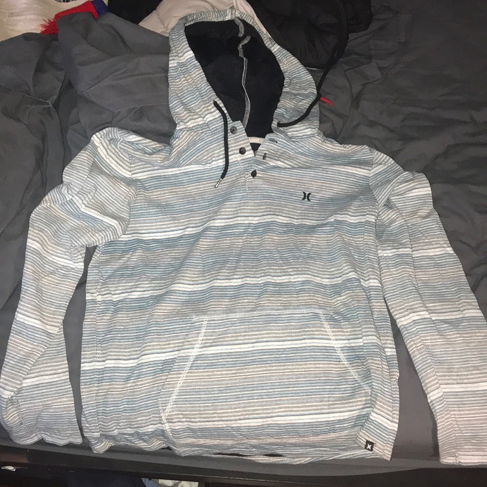 Hurley Men’s Medium Long Sleeve Shirt With Hood